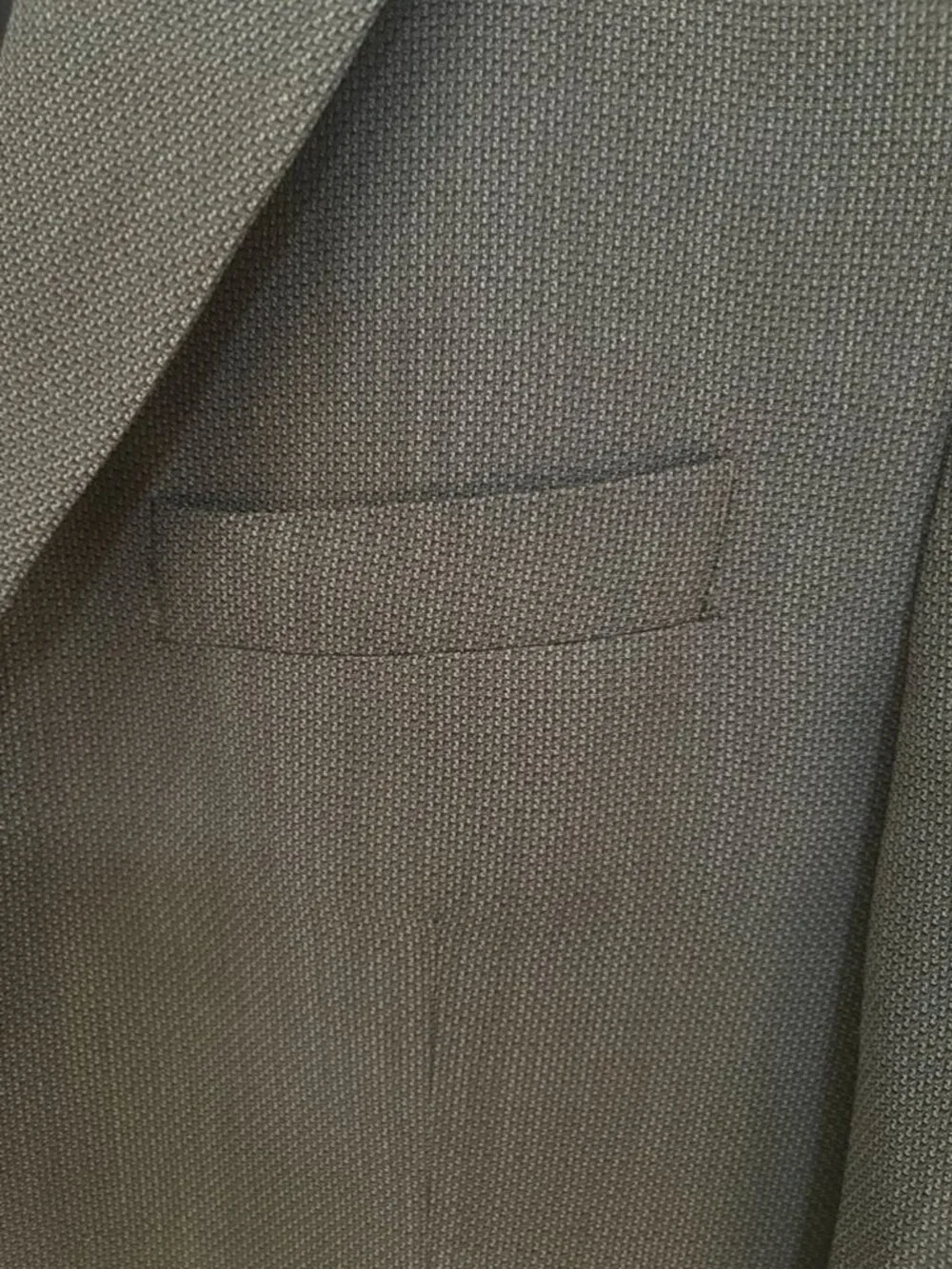 Calvin Klein Men's Sport Coat, 41 R, BEAUTIFUL BLUE BIRDSEYE, 100% Wool